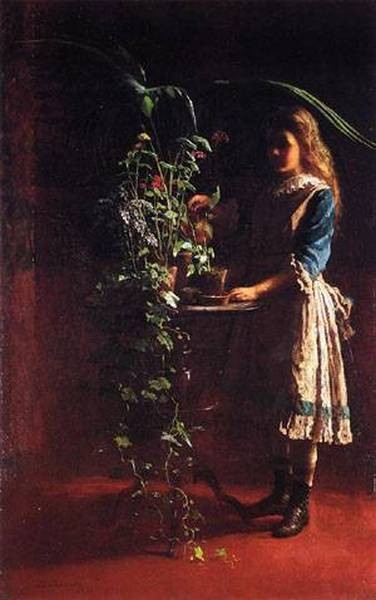 Watering Flowers 1879